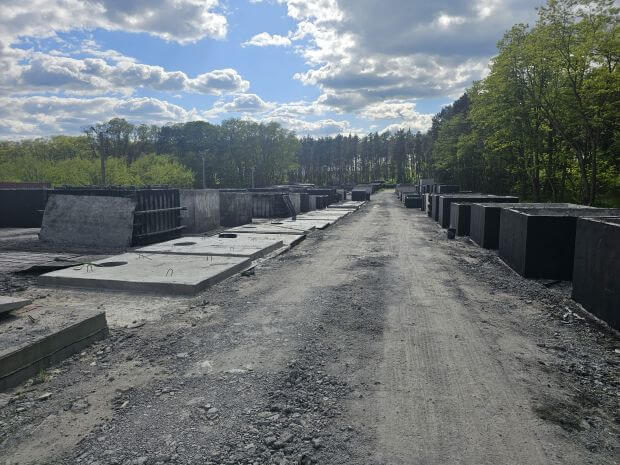 Zbiorniki betonowe różnych pojemności z atestem PZH  w Giżycku